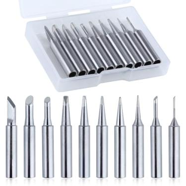 Imagem de 10 peças de pontas de ferro de solda 900m-T-I/B/K/D/C estação de kit de pontas de solda de substituição