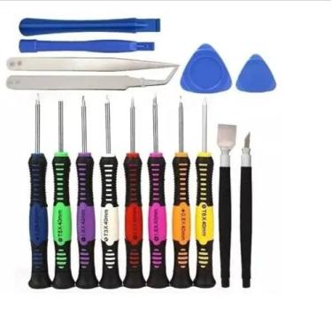 Imagem de Kit Chave de Precisão Profissional 16 Peças – Ideal para Manutenção de Celulares e Notebooks