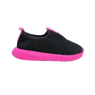 Imagem de Tênis Molekinha Slip On Infantil Menina Coração 2723.100 Preto (br_footwear_size_system, toddler, numeric, numeric_17)