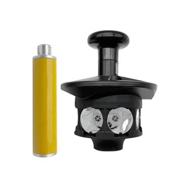Imagem de Prisma refletor de 360 graus compatível com estação total Trimble com bolsa de armazenamento de mastro de extensão de 10 cm, refletor de prisma de estação total de 360° para levantamento (prisma com