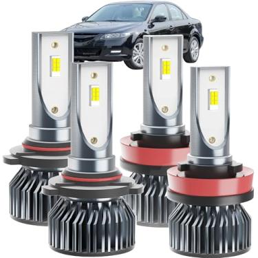 Imagem de Wenicaca Ma z da 3/5/6 acessório dedicado, apto para Mazda 3 2010-2018, Mazda 5 2012-2017, Mazda 6 2014-2017, 6000 K dedicado 05 H 11 L, Plug and Play, sem erros, pacote com 4