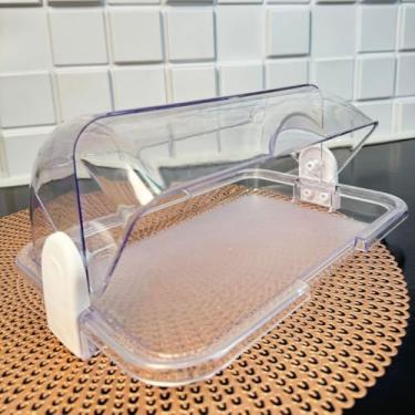 Imagem de Porta Pão Luxo Cristal Tampa Basculante(Porta Pão (01 Unidade))