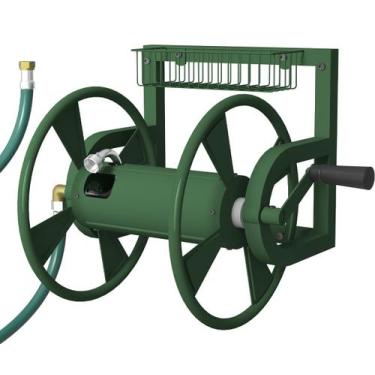 Imagem de Suporte de parede para carretel de mangueira de jardim Artigarden, com