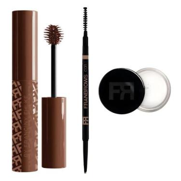 Imagem de Kit Franciny Elhke Fran Brows Cor 1: Máscara, Lapiseira e Cera Para So