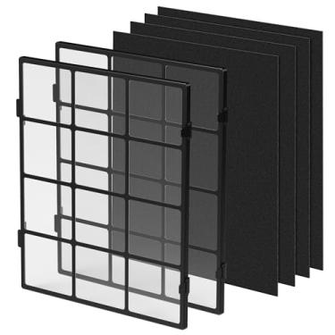 Imagem de Elnuliros Substituição de filtro AP-1512HH, filtro de substituição compatível com purificadores de ar Coway Airmega AP-1512HH e Airmega 200M, 2 pré-filtros laváveis e 4 filtros de carvão ativado