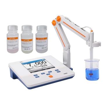 Imagem de NANBEI Medidor de Ph de Bancada de Laboratório de Alta Precisão, Armazenamento de Dados, 500 Conjuntos, Precisão de 0,002 Ph, Suporte para Comunicação Usb Ou Rs-232, Calibração Automática de 1 A 5 Pon