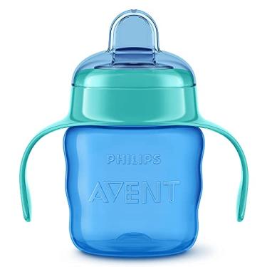 Imagem de Copo De Transição Philips Avent 200ml 6m+ Azul com Alças
