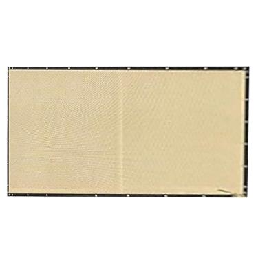 Imagem de Cerca de tela de varanda bege espessada prevenção solar proteção privada cerca de tela de pátio