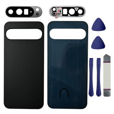 Imagem de Substituição de vidro traseiro para Pixel 9 Pro XL com lente de câmera traseira para Google Pixel 9 Pro XL 5G Capa traseira de vidro + fitas de pré-instalação + ferramentas (não adequado para Pixel 9