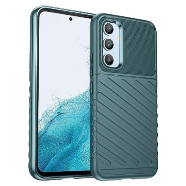 Imagem de Capa adequada para Samsung Galaxy A54 5G. Fibra de carbono refinada, anti-queda, anti-impressão digital, proteção total, capa para Samsung Galaxy A54 5G