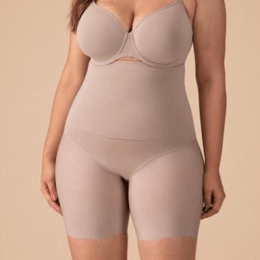 Imagem de Semibody Liz Bermuda Modeladora Invisible Control 73381, Sépia, M