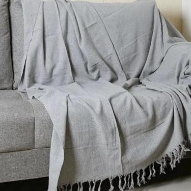 Imagem de Capa para Sofá, Manta Decorativa e Protetora para Sofá 2,40x1,80m(Cinza)