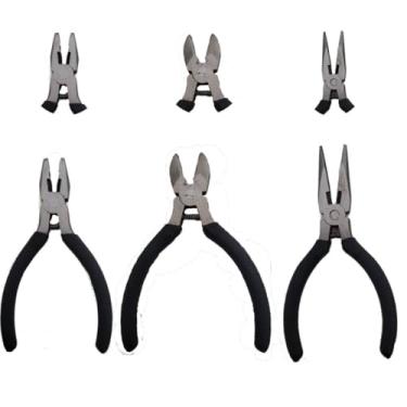 Imagem de Startools Jogo 3 Mini Alicates 4,5 Polegadas, Preto.