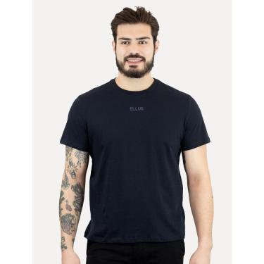 Imagem de Camiseta Ellus Masculina Cotton Fine Scoreboard Classic Azul Marinho-Masculino