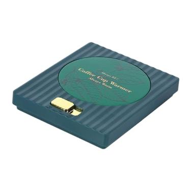 Imagem de Generic Aquecedor de canecas com base para copos, aquecedor elétrico para aquecer leite e chá, Verde