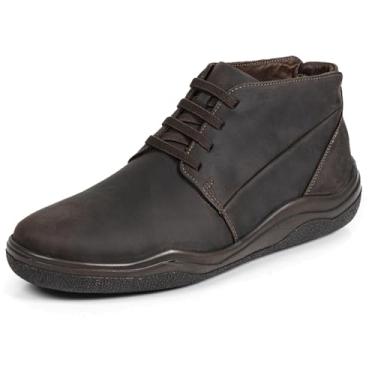 Imagem de Opananken Botas masculinas casuais Phanteon - 100% couro legítimo, forro macio, palmilha de látex de ar, sola de poliuretano flexível. Leve, durável, resistente ao odor. Estilo casual com conforto o