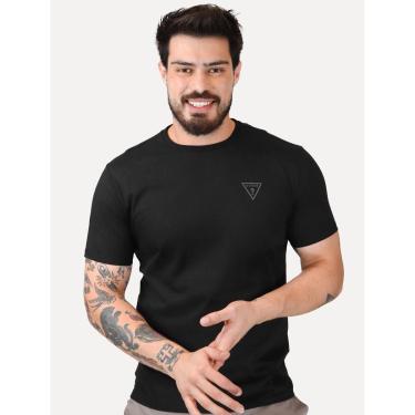 Imagem de Camiseta Guess Masculina Icon Big Jet Black Preta-Masculino