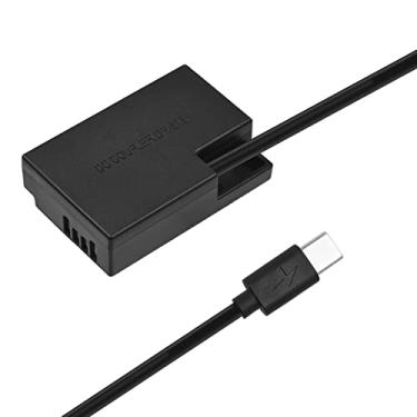 Imagem de Conector Type C para DR-E18 Bateria Falsa LP-E17 Substituta RP EOS 77D 200D 250D 750D 760D 800D 850D Rebel T6S T6i T7i T8i SL2