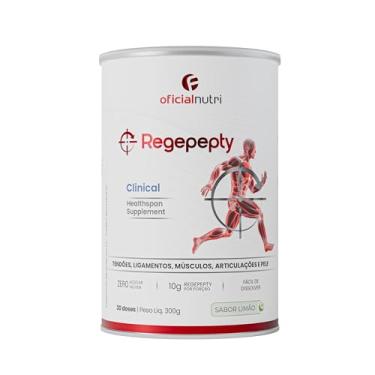 Imagem de Oficial Nutri Regepepty Clinical, Suplemento para Ligamentos, Músculos, Articulações e Pele, Sabor Limão, 300g