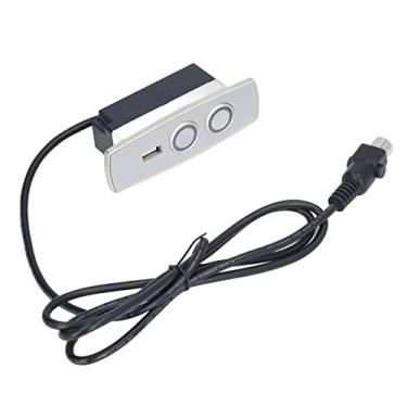 Imagem de HEEPDD Controle Remoto Reclinável, Com Carregador USB, 2 Botões, Interruptor de 5 Pinos para Poltronas Reclináveis ​​e Controle Remoto Reclinável para Assentos de Home Theater, Eletrodomésticos Com Manual de sofá Elétrico