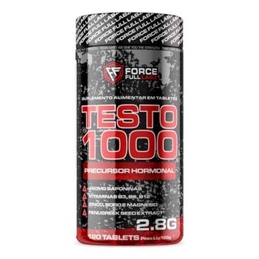 Imagem de Testo 1000 Vitamina B12 Saponinas 120 Tablets Force Full Labz
