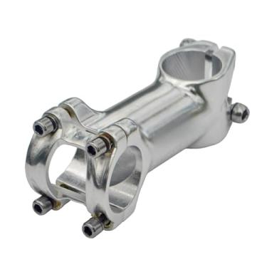 Imagem de Mesa de guidão para mountain bike em liga de alumínio prateada, ultraleve, 60 mm e 80 mm.(80mm)