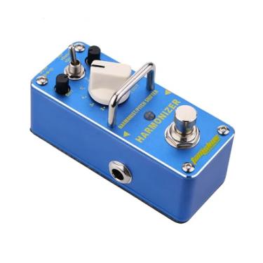 Imagem de Jectse Pedal de Efeito de Guitarra Pitch Shifter, Mini Efeito único Com True Bypass, 3 Botões para Controle de Faixa Seca e úmida, Revestimento de Liga de Alumínio para Guitarra
