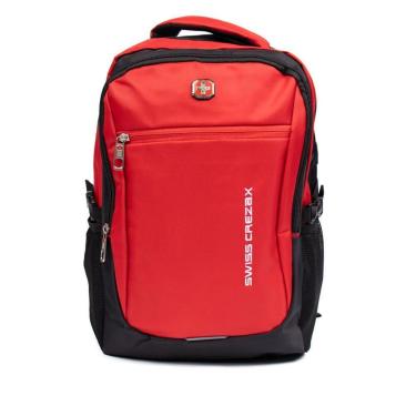 Imagem de Mochila Unissex Swiss Crezax Executiva Vermelho/Preto-Unissex