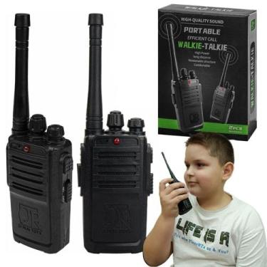 Imagem de Walkie Talkie Brinquedo Rádio Comunicador Infantil Meninos - Toysmart