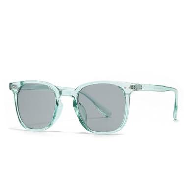 Imagem de Óculos de Sol UV400 - Rebites com Gradiente de Cores Jelly para Homens e Mulheres, Esportivos, para Corrida, Ciclismo e Atividades ao Ar Livre, Cor Azul C6 e Preto