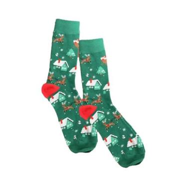 Imagem de 1/3 pares de meias longas respiráveis de malha de desenho animado de N