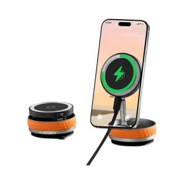 Imagem de Carregador Sem Fio Para Carro 15W Com Suporte 360 graus Suporte De Tel