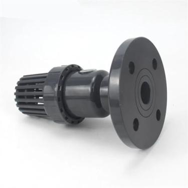 Imagem de Válvula de retenção tipo flange de PVC, válvula de filtro unidirecional, sem retorno, jardim, casa, irrigação, sucção hemisférica, junções de filtro de bomba de água (25 mm (DN20))