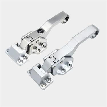 Imagem de Fechadura de porta de geladeira maçaneta de geladeira maçaneta de porta de geladeira 1 peça (com uma fechadura)