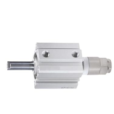 Imagem de SDAJ20/25/32/40/50/63mm Ferramentas de pistão de dupla ação de liga de alumínio cilindro pneumático compacto de ar fino curso ajustável (com ímã 100-50, furo 32 mm)