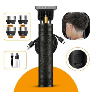 Imagem de Maquina Maquininha De Cortar Cabelo Barbeador Eletrico Aparador De Pel