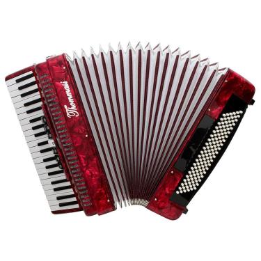 Imagem de Acordeon 120 Baixos 41 Teclas TA 12009 Vermelho Thommasi