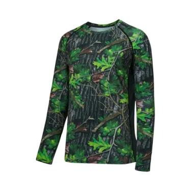 Imagem de Camisas De Pesca Masculinas De Manga Longa Em Camuflagem, Roupas Casua