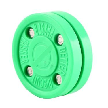 Imagem de KIMISS Disco de Hóquei No Gelo - Disco de Rolo de Polioximetileno Verde para Treinamento e Hóquei de Rua