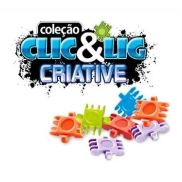 Imagem de Jogos Educativo Infantil Lig Lig 36 Pçs Plasbrink De Montar