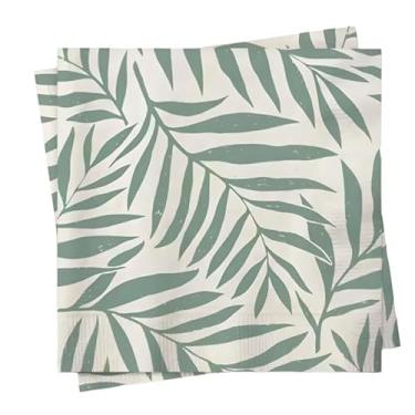 Imagem de Guardanapo de Papel Garden Folhagens 32,5 x 32,5 cm Folha Dupla 20 Folhas Cromus – Inspire Sua Festa Loja