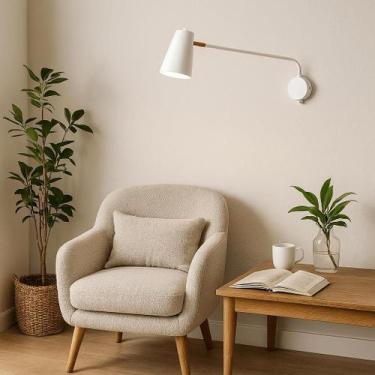 Imagem de Arandela de Parede Maria com Cúpula Articulada e Design Sofisticado - 