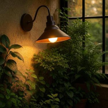 Imagem de Arandela de Parede Judith com Cúpula Fixa - Luminária Vintage - lumim,