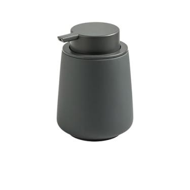 Imagem de Dispensador de sabão líquido para dispensador de sabão de cozinha, garrafa de prensa de cerâmica, xampu, gel de banho, garrafa de espuma de espuma, 380 ml, bomba dispensadora de sabão para banheiro (B