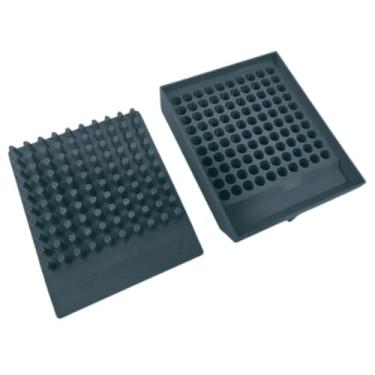 Imagem de Encapsuladora Manual Máquina Enchimento Cápsulas 100 Compartimentos Produção em Casa Durável(Grafite,00-1000mg)