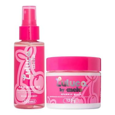 Imagem de Kit Luluca by Melu You Mist Me Wild Cherry: Body Splash 100 ml e Loção