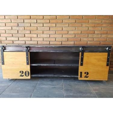 Imagem de Rack Para Tv Staten Island - Estilo Industrial Em Ferro PERSONALIZADO 