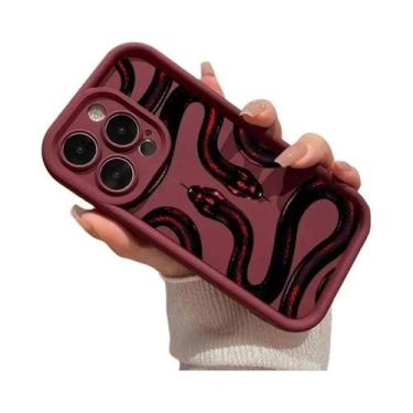 Imagem de Capa De Telefone Cobra Borboleta Preta Para Samsung A30 A20 A31 A32 A3