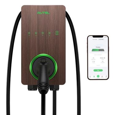 Imagem de Autel Carregador doméstico inteligente para veículos elétricos (EV) de até 50 Amp, 240 V, estação de carregamento para carro interno/externo com nível 2, EVSE habilitado para Wi-Fi e Bluetooth, cabo