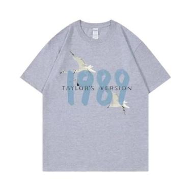 Imagem de Camiseta Unissex Oversized Taylor Swift 1989 De Manga Curta, Presente 